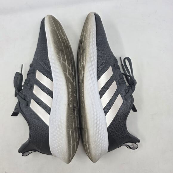 Adidas Womens Lite Racer Adapt 4.0 Gray White FY8176 Size 9 Running Shoes - Picture 6 of 8